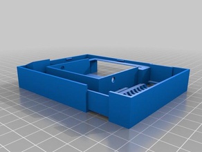 led buraco correcção top shellstl daftmike mini nes raspberry pi caso jogos de vídeo 3d print model - Mito3D