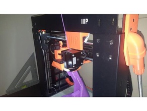 z-Achse hinten montieren Erweiterungen Abstandshalter 3d-Drucker Teile maker wählen Sie v2 monoprice makerselect 3d print model - Mito3D