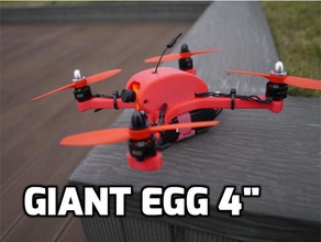 giant egg r c vehicles 2204 2205 brushless drone fpv miniquad mini quadcopter qav quad 3d print model - Mito3D