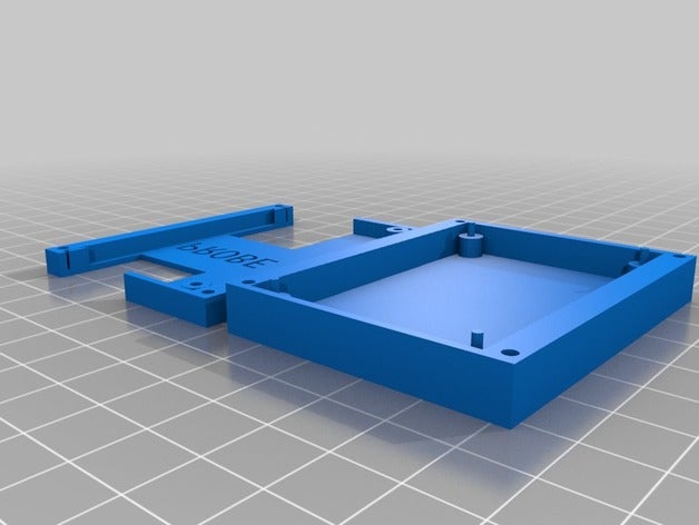 tablero del pwb de titular en riel din la ingeniería 3D print model - Mito3D