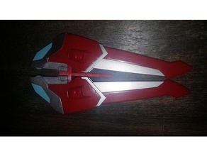 voltron wing shield legendary combiner angle fix toy & game accessories legendaryvoltron 3d print model - Mito3D