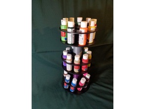 vernice spool organizzazione art la bottiglia orgainization organizzatore pittura 3d print model - Mito3D