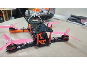 runcam split-mount peon230 diy Drohne 230 quadcopter split 3d print model - Mito3D