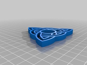 triquetra fidget spinner gadgets hand 3d print model - Mito3D