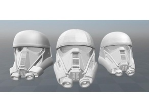 death trooper helmet revison 2 rogue 1 3d printing 3d print model - Mito3D