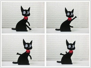 black cat kiki kiki's delivery service toy & game accessories blackcat kikis servic 3d print model - Mito3D