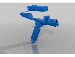 phaser startrek discovery removeable smaller easy print 3d printing star trek 3d print model - Mito3D