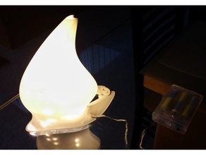 barcolana - lamp led light sailboat trieste 3d print model - Mito3D