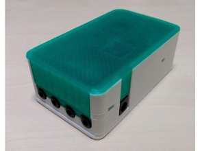 emontx + leonardo esp-01 case diy arduino box electronics enclosure esp8266 openenergymonitor 3d print model - Mito3D