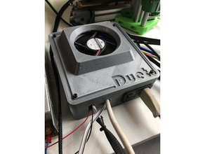 duet 085 enclosure fan 3d printer accessories 3d print model - Mito3D