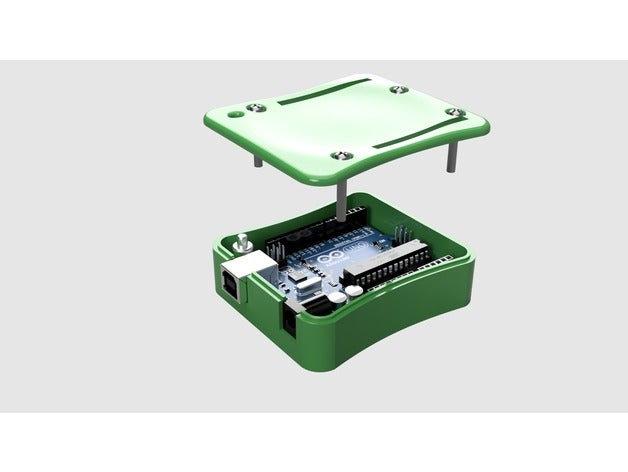 arduino uno box diy accessory case mount 3D print model - Mito3D