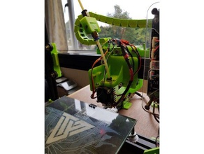 tarantula x carriage mods drag chain attachment bltouch fan 3d printer parts 3d print model - Mito3D