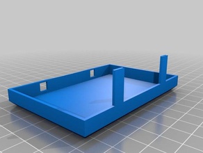 hinged box 2 tool holders & boxes customized 3d print model - Mito3D