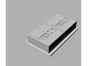 focbox mount zwei diy Elektro-longboard vesc-x 3d print model - Mito3D