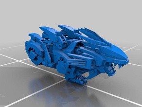 liger zéro zoid se séparèrent de l'impression jouets & jeux 15mm gruntz mech mecha zoids 3d print model - Mito3D