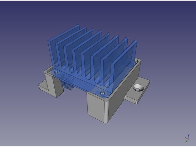 motor kontrol modeli Robotik 3dmodel arduino bts7960b dc-motor dc model 3D print model - Mito3D