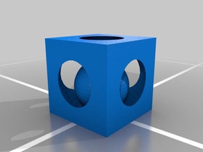 impossiball - sphere cube puzzle puzzles 3d art ball desktop fun impossible 3d print model - Mito3D