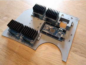 motor controller mount robotics arduino bts7960b dc 3d print model - Mito3D
