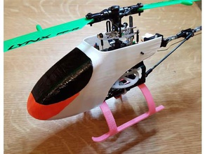 canopy blade 130x hobby helicopter 3d print model - Mito3D