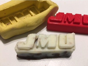 jmu candy mold press kitchen & dining chocolate cooking crafts crafty custom james madison silicone university 3d print model - Mito3D