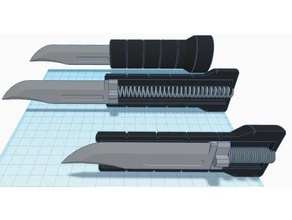 l'effondrement couteau prop jouets & jeux 3d print model - Mito3D
