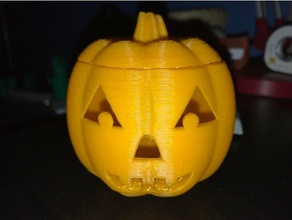 halloween jack-o-lantern decoración de jack o'lantern 3d print model - Mito3D