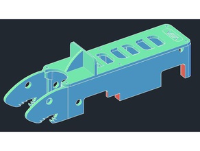 150 micro fpv sharky corpo de sapo da base dados r c veículos drone racer miniquad 3d print model - Mito3D