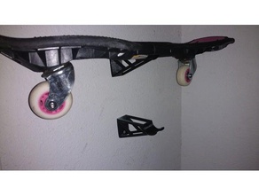 razor ripstik casterboard wall mount rack sport & outdoors 92 spoons awesome ripstick 3d print model - Mito3D