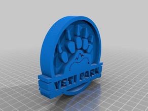 team fortress 2 yeti park logo 3d printing 3d print model - Mito3D