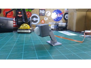 capteur pir pour montage sur boîtier d'extension de bras l'électronique 3d print model - Mito3D