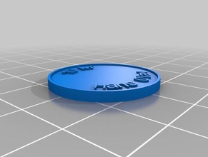 10 kr norge coins & badges customized 3d print model - Mito3D