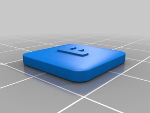 replacement key macbook pro '13 mid 2012 parts apple 3d print model - Mito3D