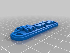 marta keychains 3d print model - Mito3D