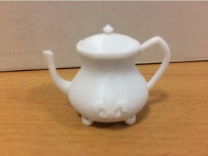 ornate french teapot model furniture 3d print model - Mito3D