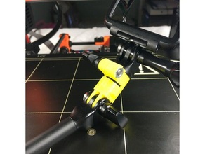 gopro jam swivel clamp-Ersatz Kamera go pro mount 3d print model - Mito3D