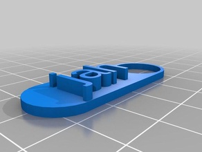 jah keychains customized 3d print model - Mito3D