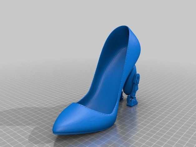 r2d2 high heel 3d printing 3D print model - Mito3D