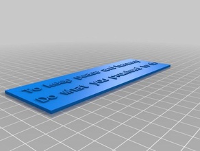 promised do signs & logos customized 3d print model - Mito3D