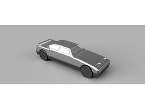 modèle de petite voiture versez fonderie d'aluminium jouets construction l'aluminium des voitures les jouet 3d print model - Mito3D