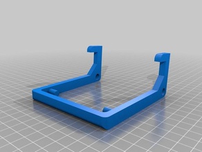 adjustable tablet stand - customisable hook openscad 3d print model - Mito3D