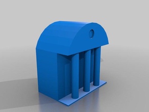 tribunal de casa A impressão 3d 3d print model - Mito3D