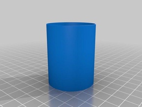 meine kundengebundene einzelne Wand-Zylinder-customizer 3d-Druck-tests 3d print model - Mito3D