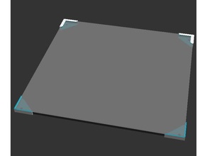 tevo tarantula glass bed corner clips 3d printer parts 3d print model - Mito3D
