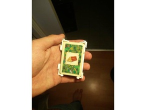 euro di plastica catan che si intersecano titolare della carta pollice rientro giocattolo & accessori gioco 3d print model - Mito3D