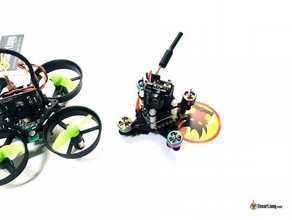 angry oskie micro quad frame 0703 0705 brushless motors r c vehicles 3d print model - Mito3D