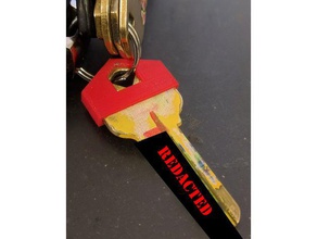 evin anahtarını kapak etiket şeysi aksesuarlar anahtar kapağı 3d print model - Mito3D