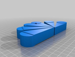 nbc peacock logo 3d printing 3d print model - Mito3D