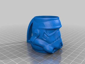 stormtrooper cup kitchen & dining coffee mug starwars star wars 3d print model - Mito3D