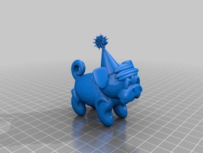 10 party pug 3d printing 3d print model - Mito3D