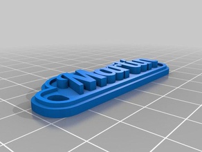 martin Schlüsselanhänger kundengebundene 3d print model - Mito3D